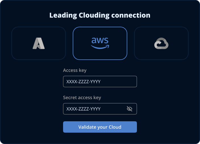 Connect your cloud provider